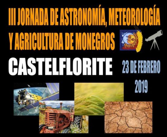 Cartel III Jornada Astronomía, meteorolgía y agricultura